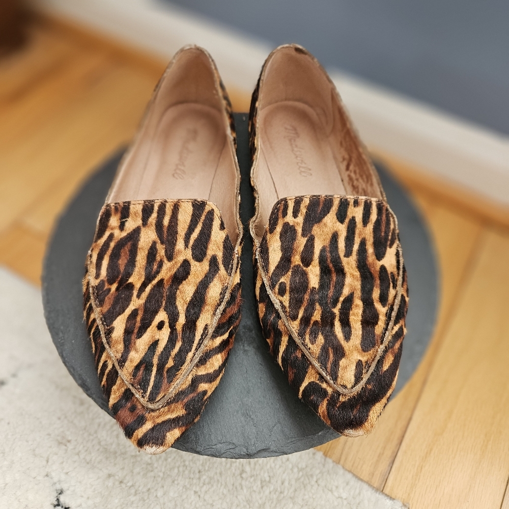 MADEWELL Leopard Print Hair Flats